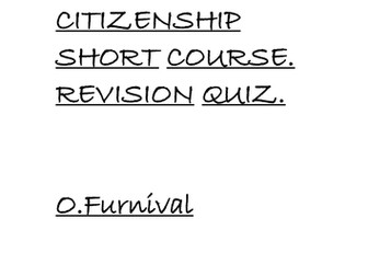 GCSE Citizenship 250 questions and answers