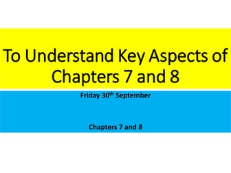 Great Expectations Lesson 6- Chapters 7-8