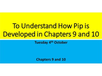 Great Expectations- Chapters 9 and 10