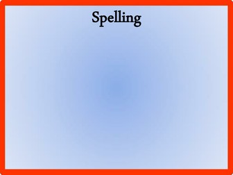 Spelling games and activities for KS2