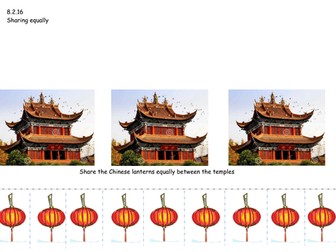 Cut and stick sharing activity linked to Chinese New Year