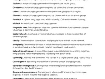 Language and Social Groups