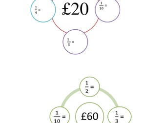 Finding Fraction of an Amount starter