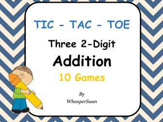 Addition Tic-Tac-Toe Bundle | Teaching Resources