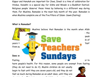 Islam KS1 Planning and Resources by SaveTeachersSundays 