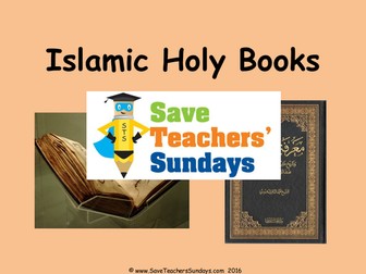 The Qur'an KS1 Lesson Plan, PowerPoint and Worksheets / Activity