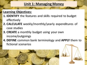Functional Skills Maths - Managing money (E-L1)