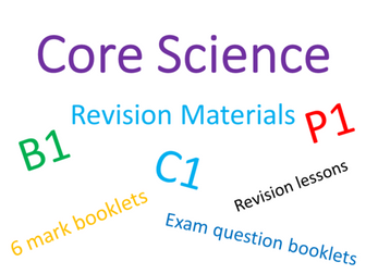 AQA Core Science Revision Materials