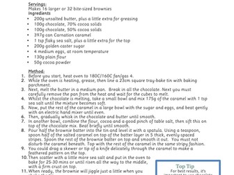 Example Instructions / Recipe Text
