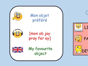 Allez 1 - 1.4 Mon objet préféré