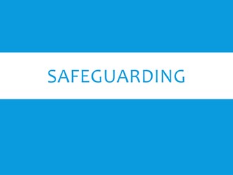 Safeguarding - ideal CPD for staff