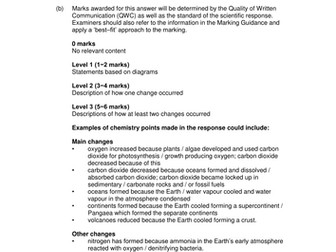 AQA TRILOGY C11 The Earths Atmosphere Assessment