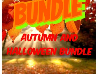 Autumn and Halloween Bundle for EYFS/KS1