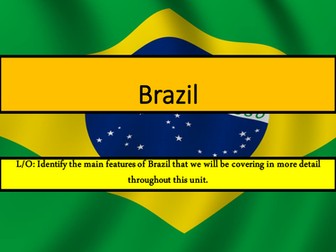 Brazil Full SoW/Unit of work