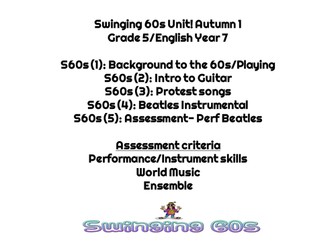Year 7 Sixties Music PowerPoint