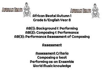 African Drumming and Chanting Unit