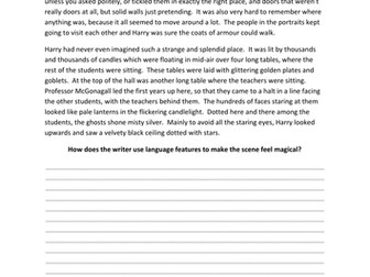 Assessment Objective 2 Harry Potter