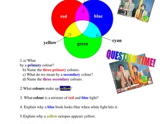 KS3 Physics - Colours! The Science of Seeing Different Colours.