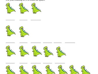 Introduction to counting in 5s.