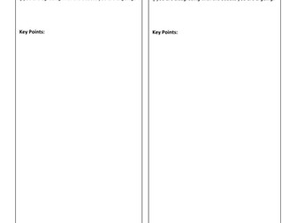 Debate Planning Sheet