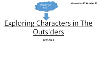 S.E. Hinton: The Outsiders: Chapter 1