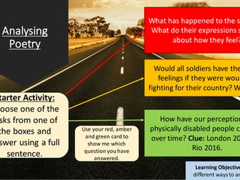 AQA New GCSE English Literature Unseen Poetry Lesson (8702) for Paper 2