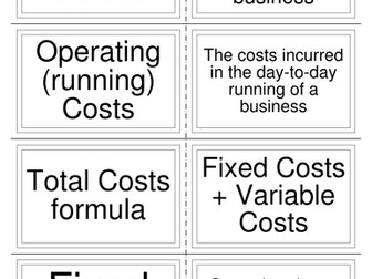 BTEC First Business Unit 2 Flash Cards (GCSE/KS4)