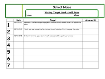 Year 6 report comments picture
