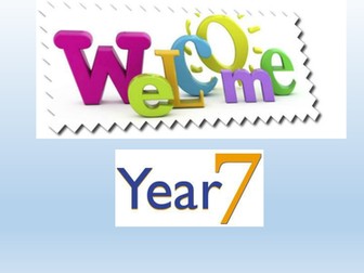 Welcome to Year 7