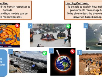 NEW AQA ALEVEL geography. Human responses to hazards