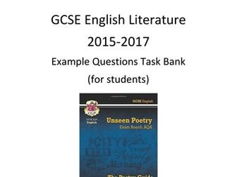 New AQA GCSE English Literature Revision Bundle
