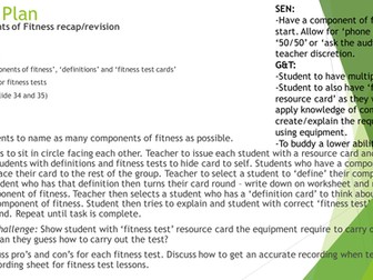 Components of fitness
