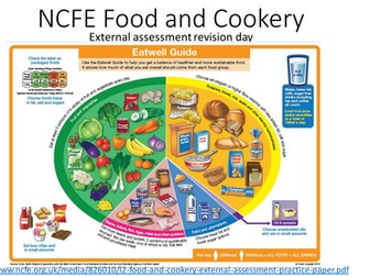 NCFE Food and Cookery Unit 3 External Assessment Exam Preparation