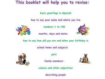 KS3 Spanish Revision Booklet – mi familia y yo