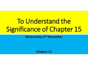 AQA Great Expectations Chapters 15 to 17