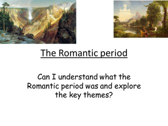 Introduction in to the Romantic period