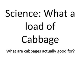 Red Cabbage Indicator