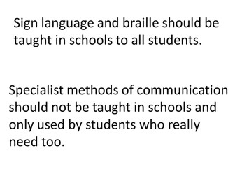 Ocr level 2 H and S RO22 specialist communication debate.