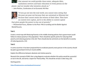 Poverty and the Guaranteed Minimum Wage