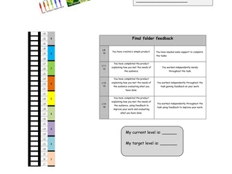 KS3 Graphics Task Scheme of work and evidence booklet - to create a praise postcard.