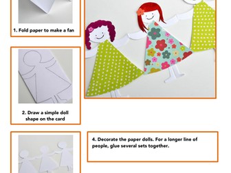 Paper Dolls Craft sheet