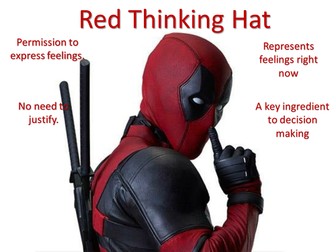 The Thinking Hats Super Hero Themed.