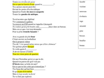 Norredine - chanson sur le racisme (Mr Roux)