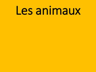 Les animaux