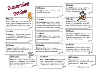 October - early finishers