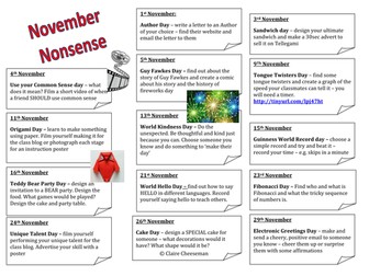 November - early finishers