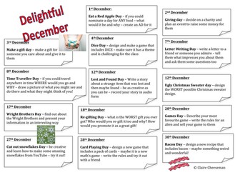 December - early finishers