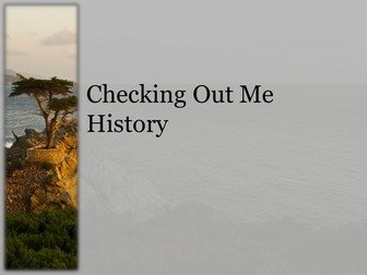 Checking Out Me History Lesson