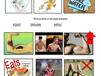 Edexcel GCSE PE 6 marker storyboard