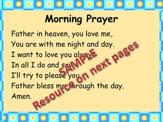 Catholic Primary School Prayer Posters